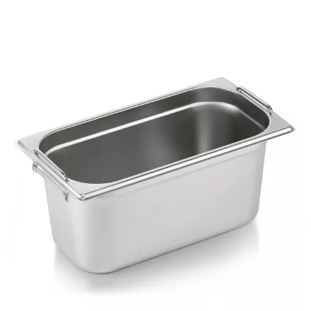 GN edény, 1/3 150 mm, 5,7 l, csúszófüllel, rozsdamentes