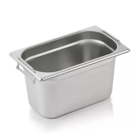 GN edény, 1/4 150 mm, 4 l, csúszófüllel, rozsdamentes