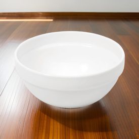 Uni tálka, 0,3 liter, opálüveg, sorolható