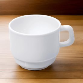 Uni csésze, 180 ml, opál üveg, sorolható