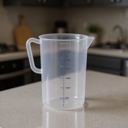 Mérőkancsó, 3 l, kék skála, polipropilén