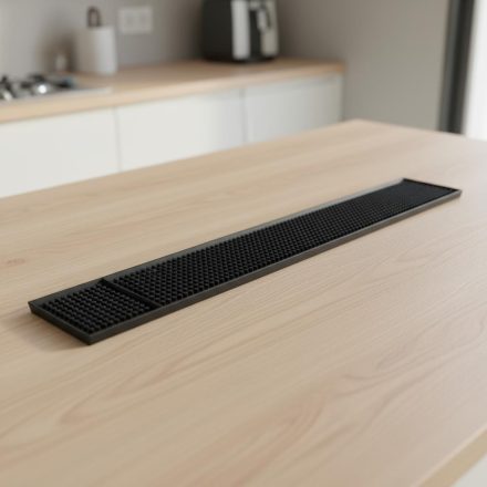 Bár gumi munkalap 59×8×1 cm, fekete