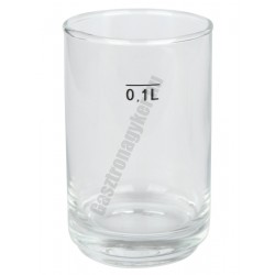 Gasztro pohár 100 ml mértékjeles, üveg