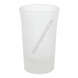 Pálinkás pohár 40 ml, homokfúvott, üveg