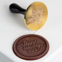 Csokoládé bélyegző, Happy Valentine, 6 cm