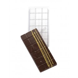 Táblás csokoládéforma (20TC005), 5 adag, műanyag
