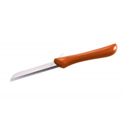 Kenyérmintázó kés, egyenes penge, 7 cm, narancssárga nyél