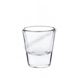 Bullet pálinkás pohár, 36 ml, üveg