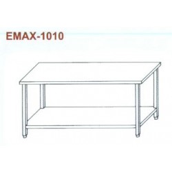 Munkaasztal alsó polccal Emax-1010 KR 1600×700×850