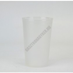 Polikarbonát pohár, homokfúvott, 240 ml