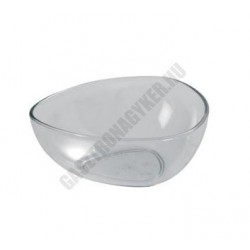 Pohárkrém-desszert tégely, Mini Bowl, átlátszó, 50 ml, 75x75x30 mm