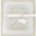 Polipropilén Gn edény 1/6 65 mm (16,2×17,6×6,5 cm) 1 liter