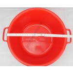 Peremfüles tál, 36 cm, 9 liter, piros
