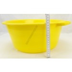 Peremfüles tál, 36 cm, 9 liter, sárga