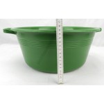 Peremfüles tál, 36 cm, 9 liter, zöld