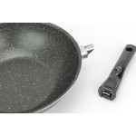Bio Stone wok, levehető nyelű 28 cm