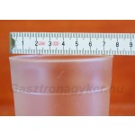 Polikarbonát pohár, homokfúvott, 400 ml