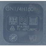Gn edény 1/4 150 mm (16,2×26,5×15 cm) 3,6 liter polipropilén