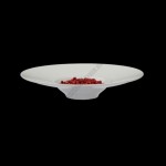 Style mély gourmet tányér, 22 cm, 100 ml, high alumina porcelán