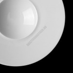Style mély gourmet tányér, 22 cm, 100 ml, high alumina porcelán